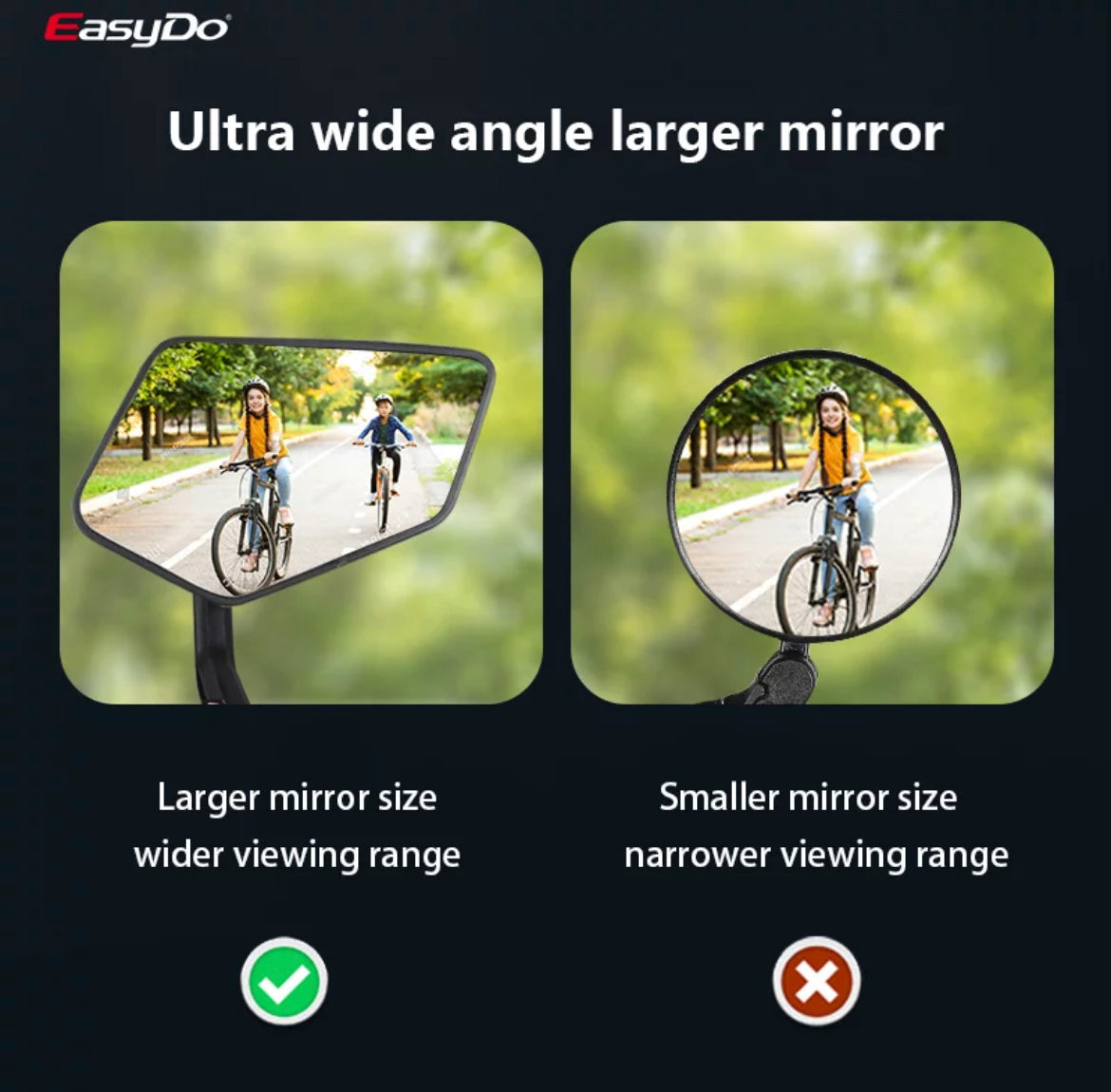 End Grip Rearview Mirrors