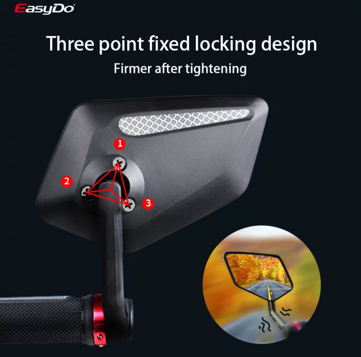 End Grip Rearview Mirrors
